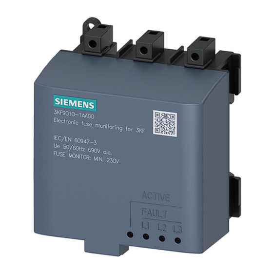 Siemens 3KF9010-1AA00 Manuals