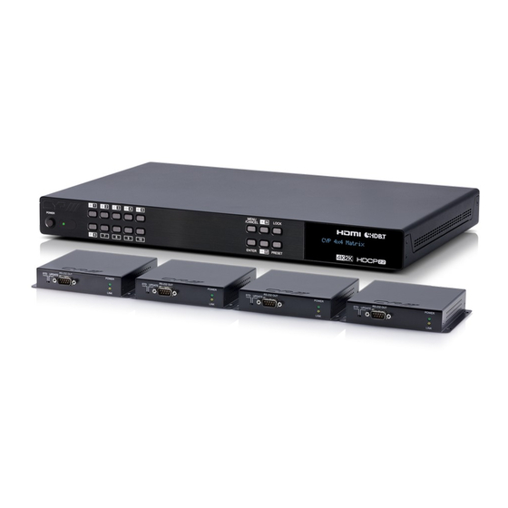 CYP PUV-44XPL-4K22-KIT Operation Manual