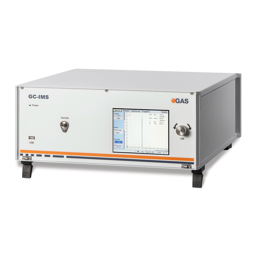 GAS GC-IMS Manuals