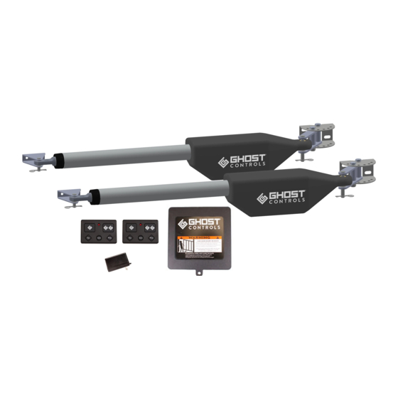 Ghost Controls Ghost Pro Series Installation And Owner's Manual