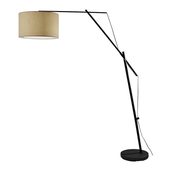 Adesso BROOME ARC LAMP 6304-01 Assembly Instructions