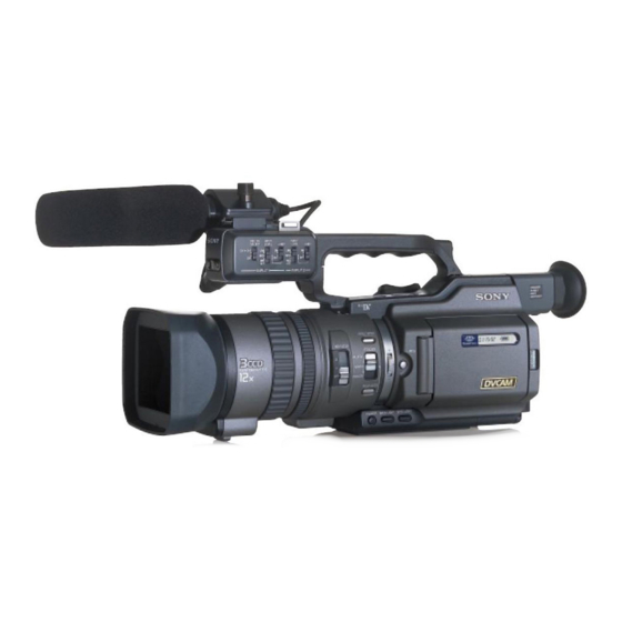 Sony PD 150 Shooting Manual
