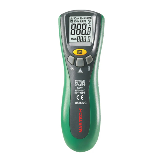 Mastech MS6522B Quick Start Manual