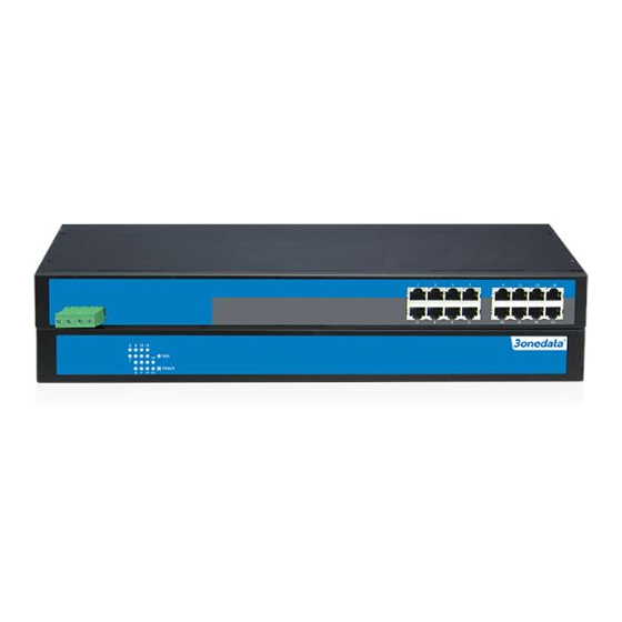 3onedata ES1016 Quick Installation Manual