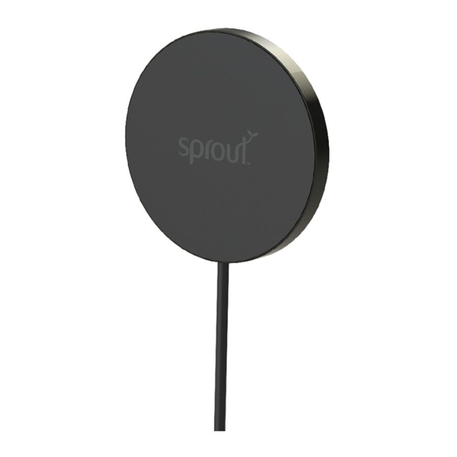 Sprout Magnetic Wireless Charger Manual Manualslib