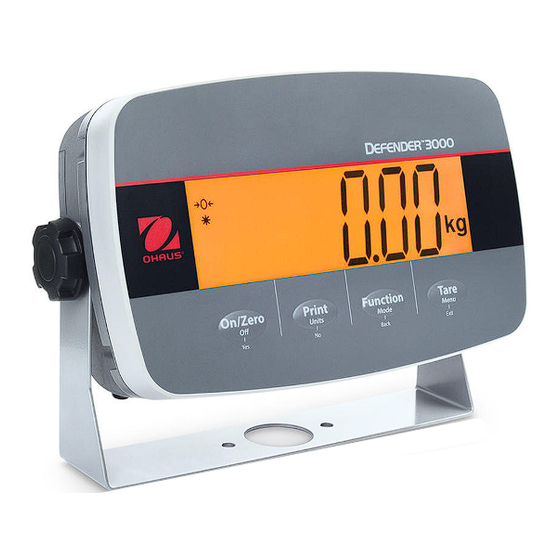 OHAUS Dafender 3000 i-DT33P Instruction Manual