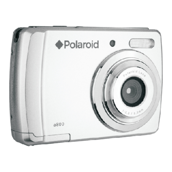 Polaroid a800 User Manual