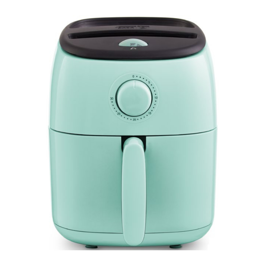 Dash Tasti-Crisp DCAF200 Manual and Recipe Guide