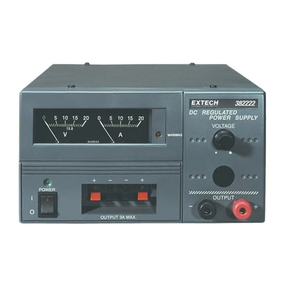 Extech Instruments 382222 User Manual