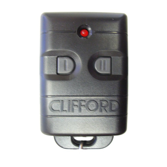 Clifford Novell Owner's Manual