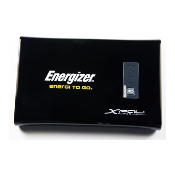 Energizer XP4000 Rechargeable Charger Manuals