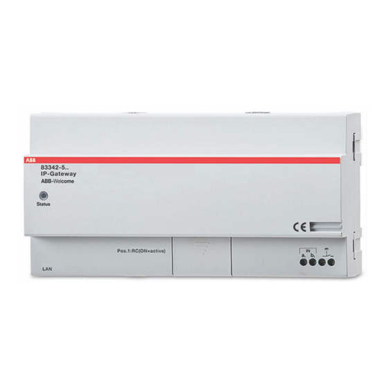 ABB -Welcome Product Manual