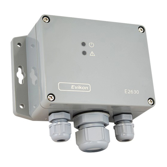 Evikon E2630 Series Gas Detector Manuals