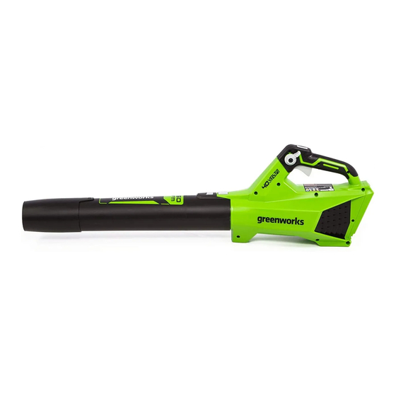 GreenWorks BLF346 Operator's Manual