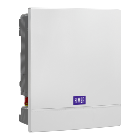 Fimer PVS-20-TL Quick Installation Manual