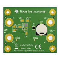 Texas Instruments LM74700EVM User Manual