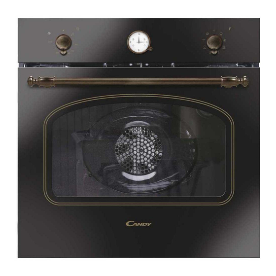 User Manuals: Candy FCC603GH/E Built-in oven