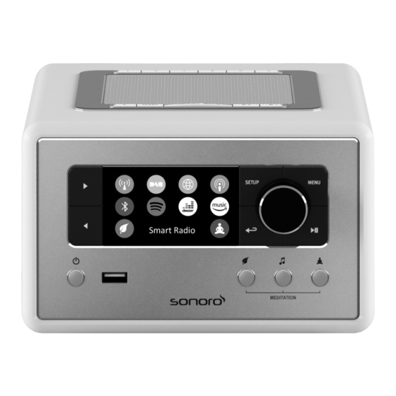 Sonoro RELAX SO-811 Operating Instructions Manual