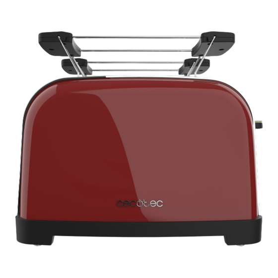 cecotec TOASTIN' TIME 1700 DOUBLE INOX Instruction Manual