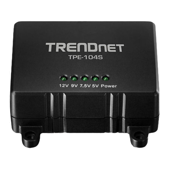 TRENDnet TPE-104S Quick Installation Manual