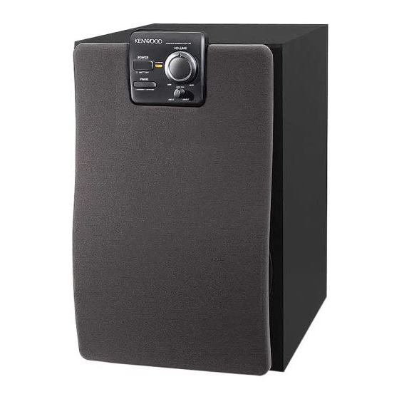 Kenwood SW-505D Instruction Manual
