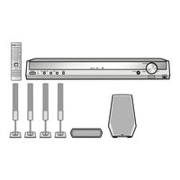 Panasonic SCHT17 - A/V RECEIVER Operating Instructions Manual