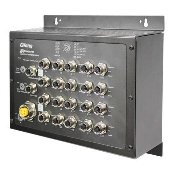 ORiNG EN50155 Quick Installation Manual