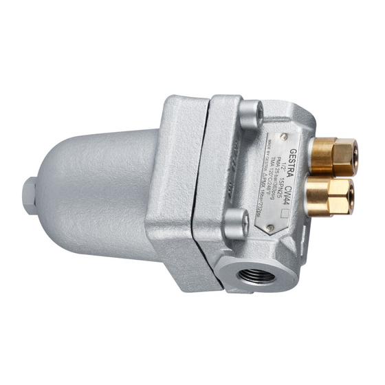 GESTRA CW 44 Installation Instructions Manual