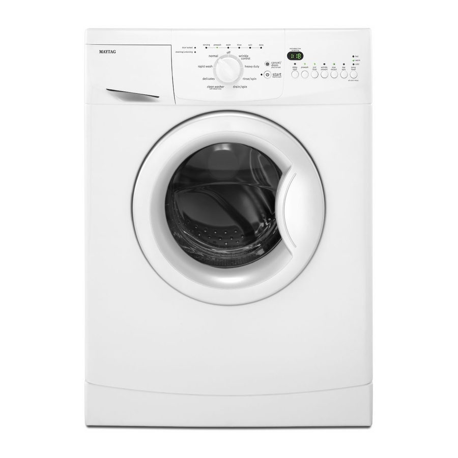 Maytag MHWC7500YW0 Manual