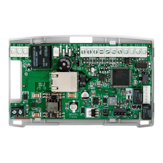 DMP Electronics 734N Series Installation And Programming Manual