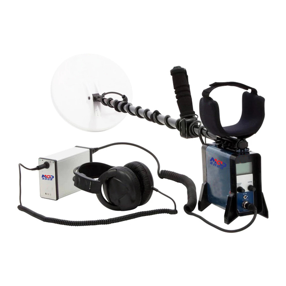 MCD MCD Series Metal Detectors Manuals