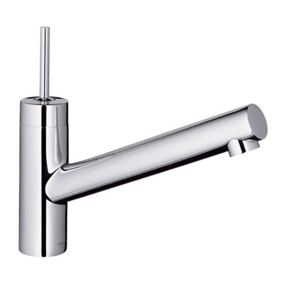 Hans Grohe Axor Starck 10800000 Instructions For Use/Assembly Instructions