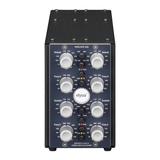 elysia nvelope 500 Manual