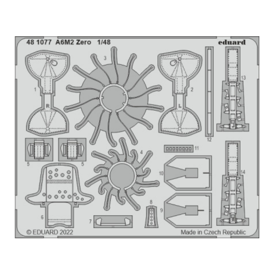 Eduard A6M2 Zero Assembly Instructions