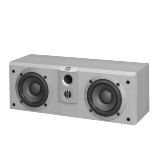 JBL SCS 178 Center Owner's Manual
