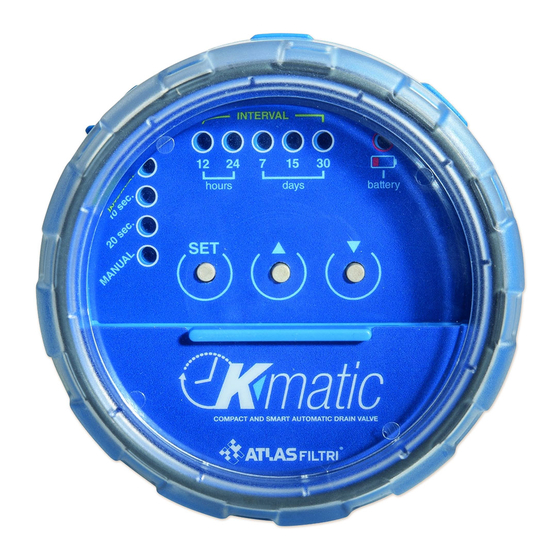 Atlas Filtri K-MATIC Installation, Use And Maintenance Manual
