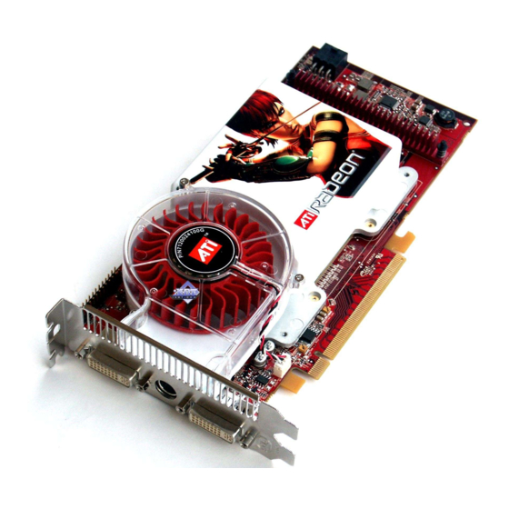 ATI Technologies X1900 - Radeon XTX 512 MB PCIE Video Card User Manual