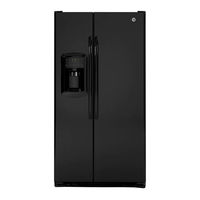 GE Profile GSCF3PGXBB Dimensions And Installation Information