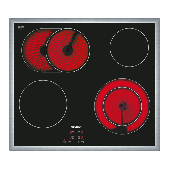 Siemens ET6..HF17. Instruction Manual