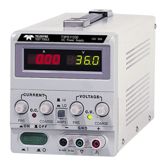 Teledyne T3PS12415 User Manual