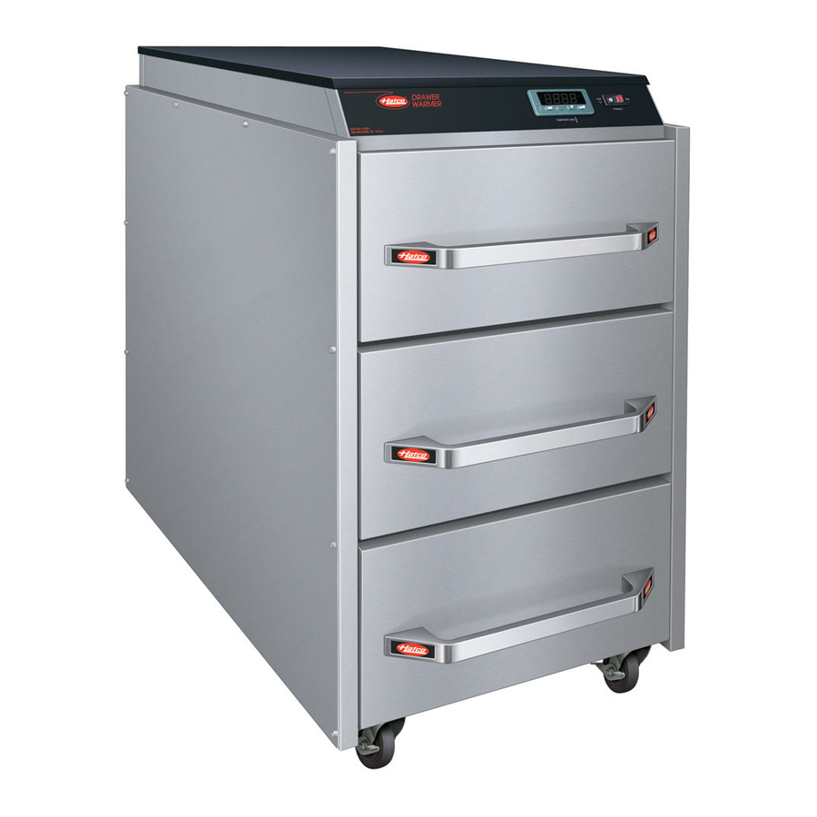 Hatco CDW-3N Series Installation And Operating Manual