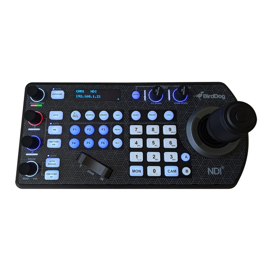 birddog PTZ KEYBOARD User Manual
