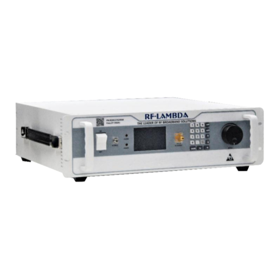 RF-Lambda RAMP06G18GC Manual