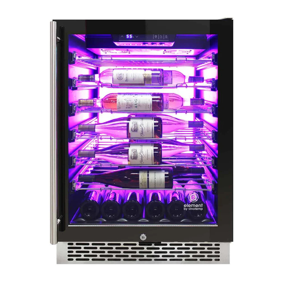 Vinotemp element EL-54BCCOMM-L Owner's Manual