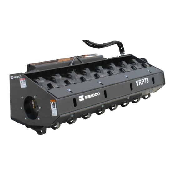 paladin Bradco VRS84 Operator And Parts Manual