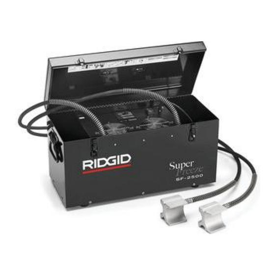 RIDGID SF-2500 Manual