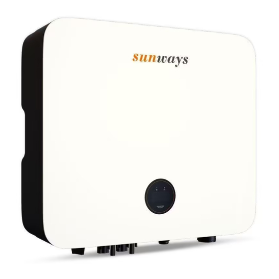 Sunways STT-4KTL Manuals