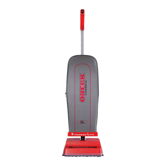 Oreck U2000R-1 User Manual