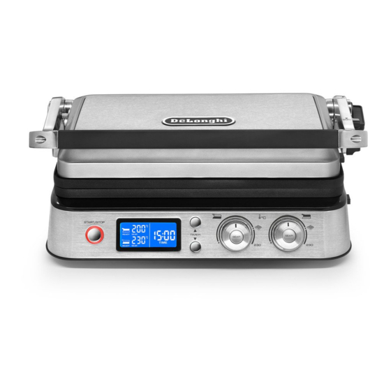 DeLonghi Grill Instructions