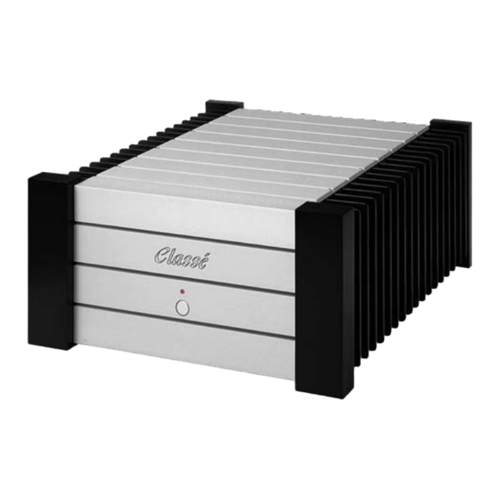 Classe Audio CA-301 Service Manual